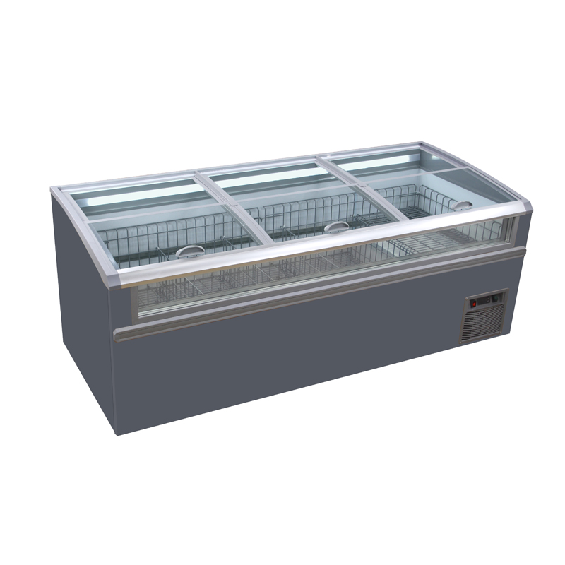 Modular Island Cabinet --small viewing windows